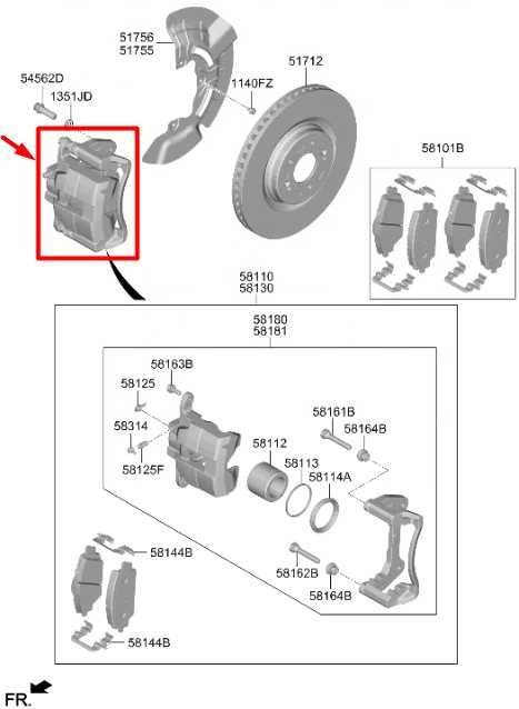 2021-2026 Hyundai Santa Fe Front Right Side Disc Brake Caliper 58130-P2000 OEM1