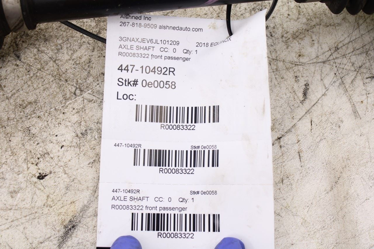 2018-24 Chevrolet Equinox LT FWD Front Left Driver Side CV Axle Drive Half Shaft9