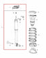 2017-2020 Chrysler Pacifica Limited 3.6L FWD Rear Left Side Shock Strut Absorber - Alshned Auto Parts