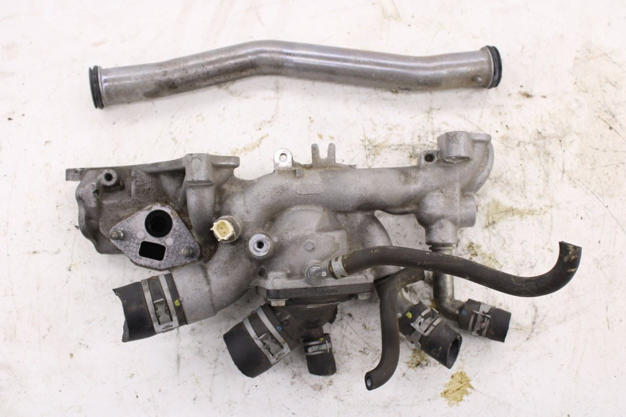 2015-20 Acura TLX Tech 3.5L Engine Coolant Water Thermostat Housing w/ Hose Tube0