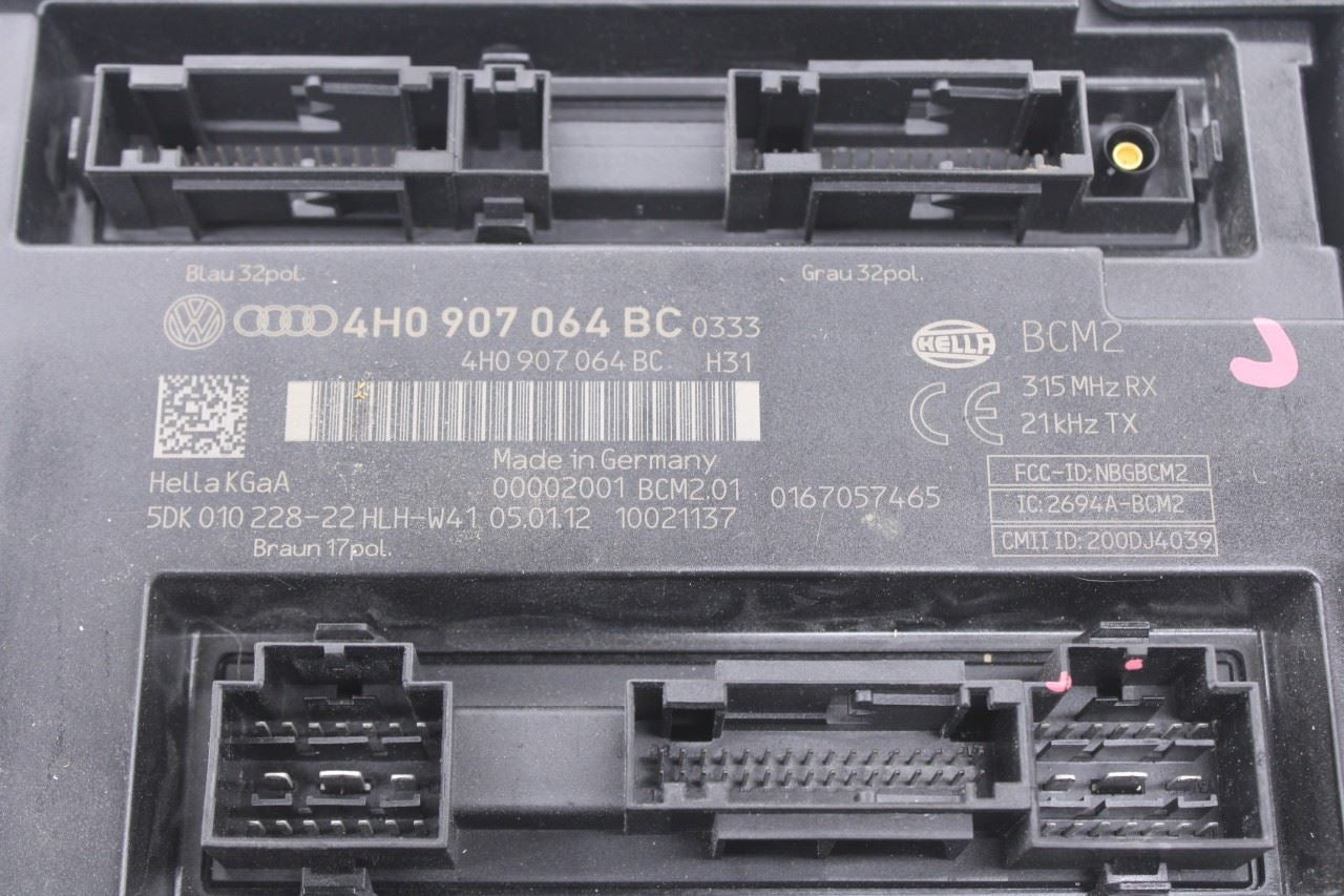 2012-2015 Audi A7 Premium Anti-Theft Alarm Keyless Entry Computer Control Module11