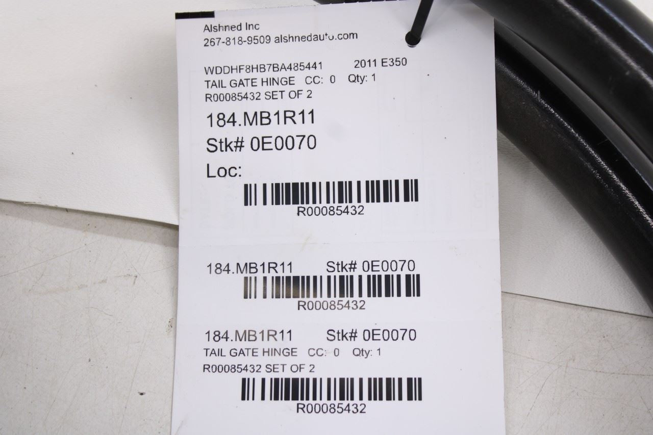 10-16 Mercedes-Benz E 350 Luxury 4Matic Rear Right and Left Trunk Deck Lid Hinge12