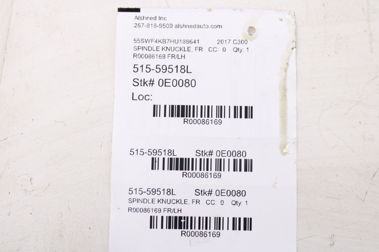 2015-2023 Mercedes-Benz C300 4Matic Front Left Driver Side Spindle Knuckle Hub11