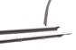 19-23 Hyundai Santa Fe SEL Front Left Door Run Channel w/ Belt Weatherstrip Set - Alshned Auto Parts