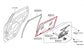 2019-2025 Infiniti QX50 Essential Rear Right Door Window Glass 82300-5NA2A OEM - Alshned Auto Parts