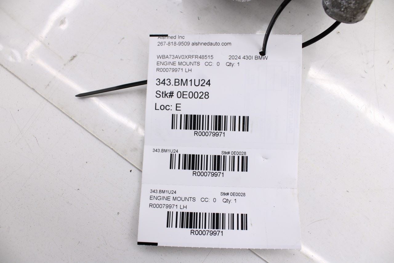 23-24 BMW 430i Gran Coupe xDrive 2.0L AWD Left Side Engine Support Mount Bracket - Alshned Auto Parts