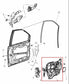 08-20 Dodge Grand Caravan SXT FR Left Door Window Regulator w/ Carrier and Motor1