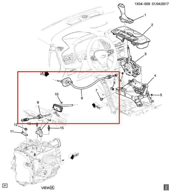 2018 Chevrolet Equinox LT 1.5L Auto Transmission Gear Shift Lever Control Cable - Alshned Auto Parts