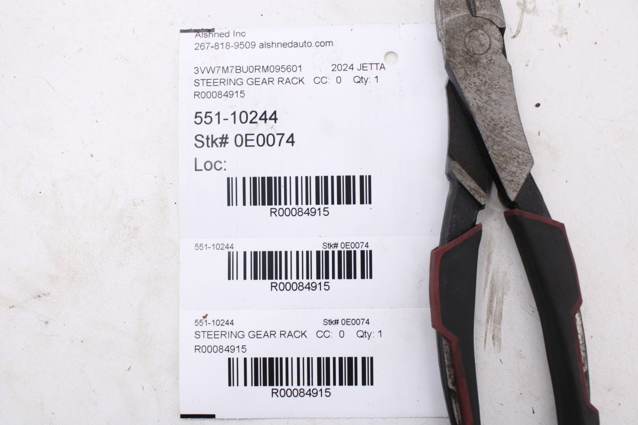2024 Volkswagen Jetta SE 1.5L Power Steering Gear Rack and Pinion 5QM423055R OEM19