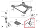 2021-2023 Hyundai Santa Fe SEL AWD Front Right Lower Control Arm 54501-S1AA0 OEM - Alshned Auto Parts