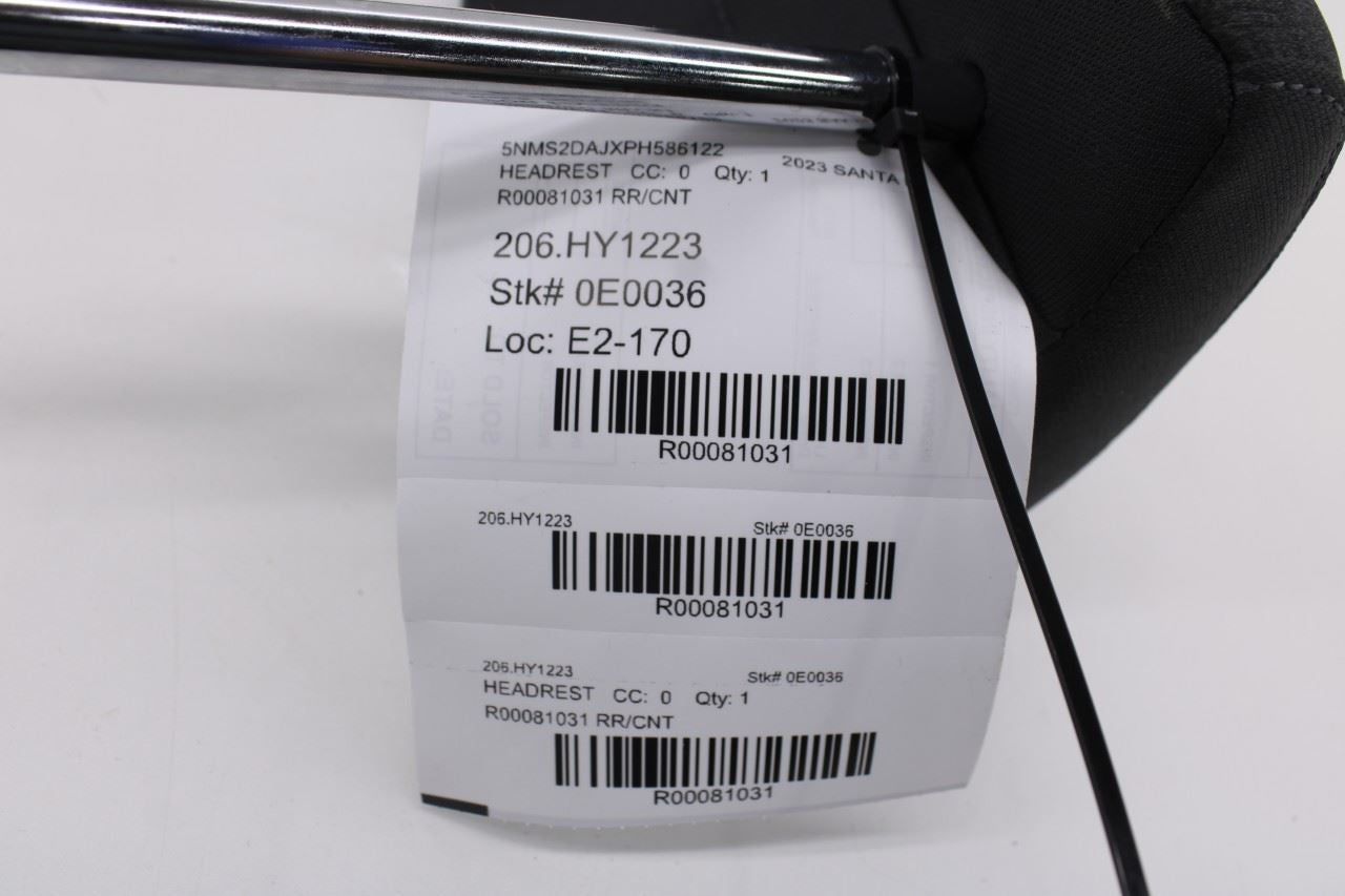 19-23 Hyundai Santa Fe SEL Rear Center 2nd Row Seat Headrest 89705-S2000-PTH OEM - Alshned Auto Parts