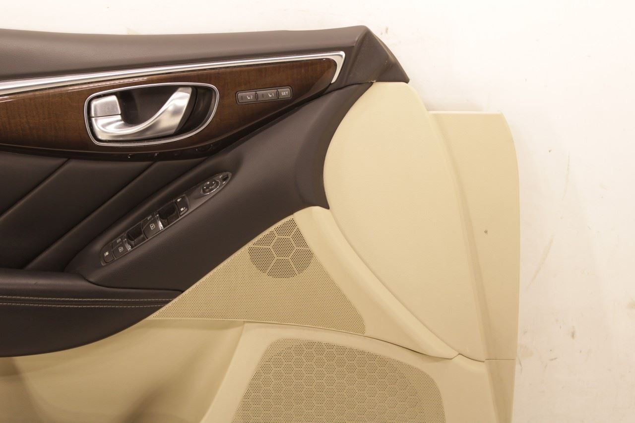 2014-2020 Infiniti Q50 Premium Front Left Driver Door Trim Panel 80901-4HH0B OEM - Alshned Auto Parts