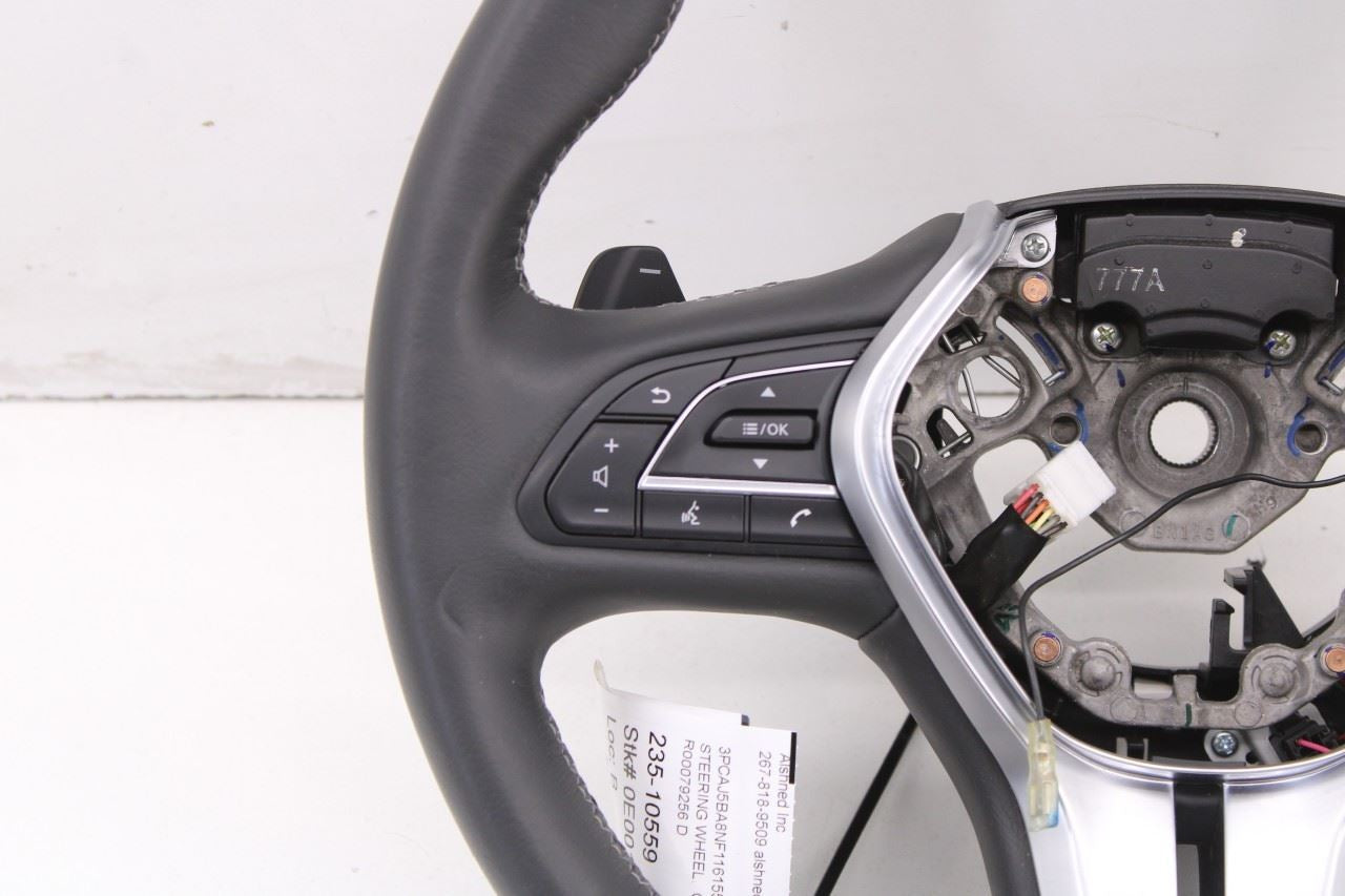 2019-2025 Infiniti QX50 Luxe 2.0L FWD Steering Wheel Leather w/ Control Buttons - Alshned Auto Parts