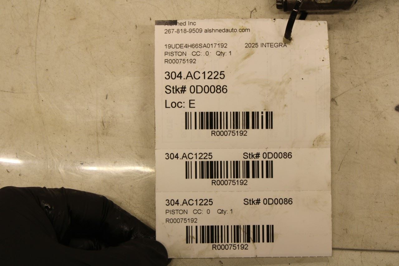 23-26 Acura Integra A-Spec 1.5L Engine Piston 2 w/ Connecting Rod 13010-5PA-A00 - Alshned Auto Parts