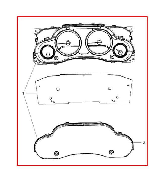 2013 Jeep Wrangler 3.6L Speed Gauge Instrument Cluster Unknown Mileage 5091412AC - Alshned Auto Parts