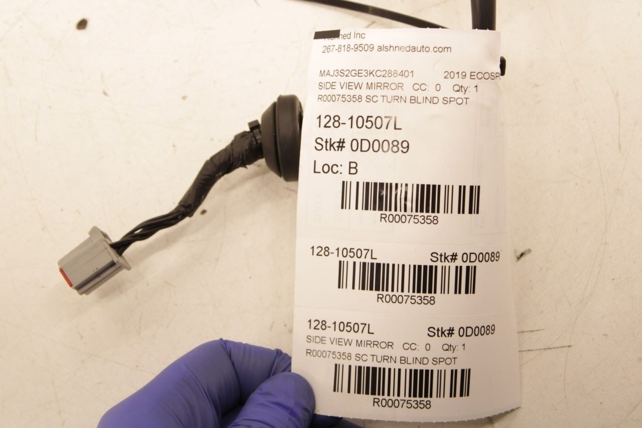 2018-22 Ford EcoSport SE 1.0L Driver Left Side Rear View Mirror GN1Z-17683-D OEM - Alshned Auto Parts