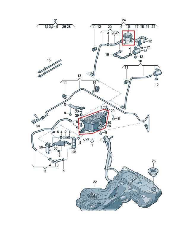 2009-17 Audi Q5 Premium 2.0L Fuel Vapor Evaporative Emission Canister 8K0201801C1