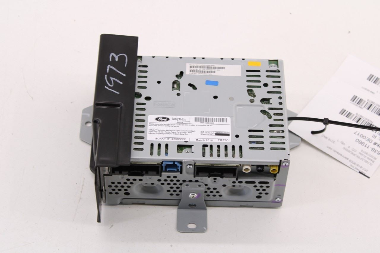 2017-2020 Lincoln MKZ Reserve Audio Radio Receiver HP5T-18D818-GE OEM - Alshned Auto Parts