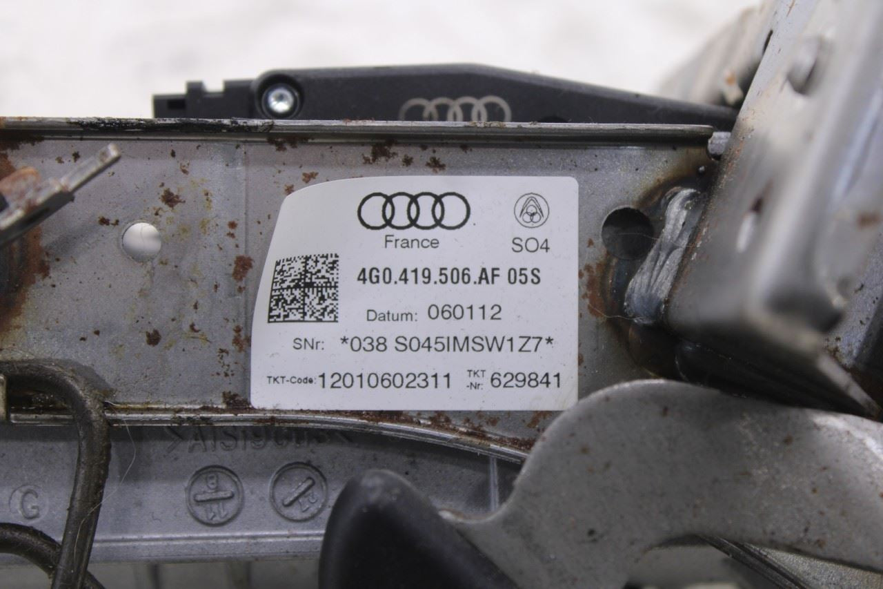 2012-2015 Audi A7 Premium 3.0L AWD Steering Column Assembly 4G0-419-506-AF OEM12