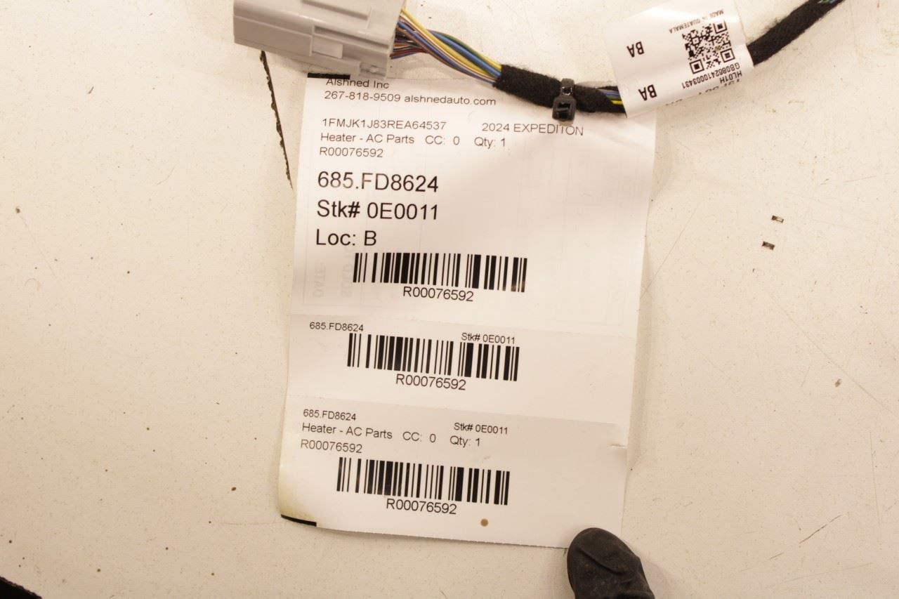 22-24 Ford Expedition MAX XLT HVAC Blend Door Actuator Set of 4 w/ Wire Harness - Alshned Auto Parts