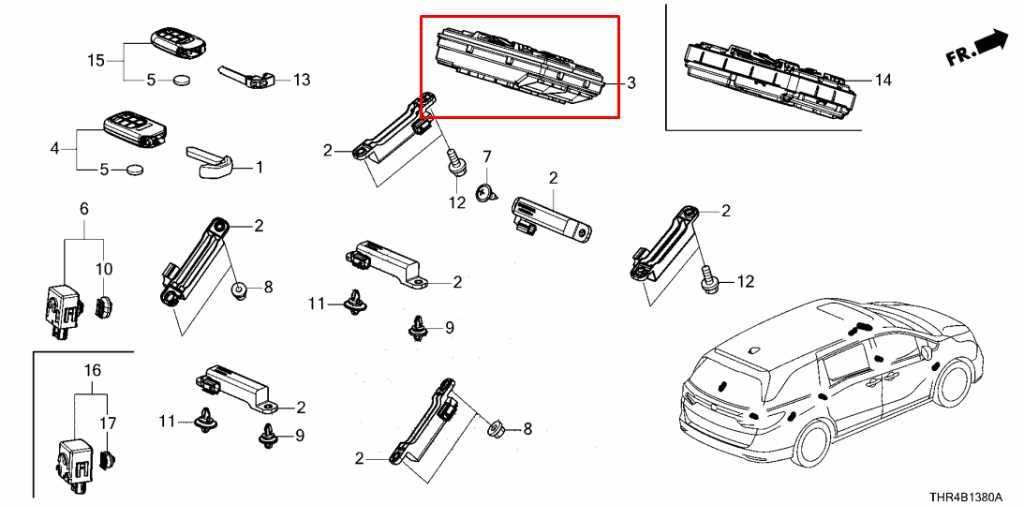 2021-2024 Honda Odyssey Touring 3.5L FWD BCM Body Control Module Fuse Relay Box1