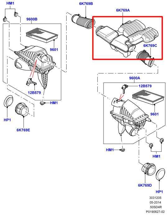 2010-12 Land Rover Range Rover HSE 5.0L Air Intake Cleaner Inlet Duct Resonator - Alshned Auto Parts