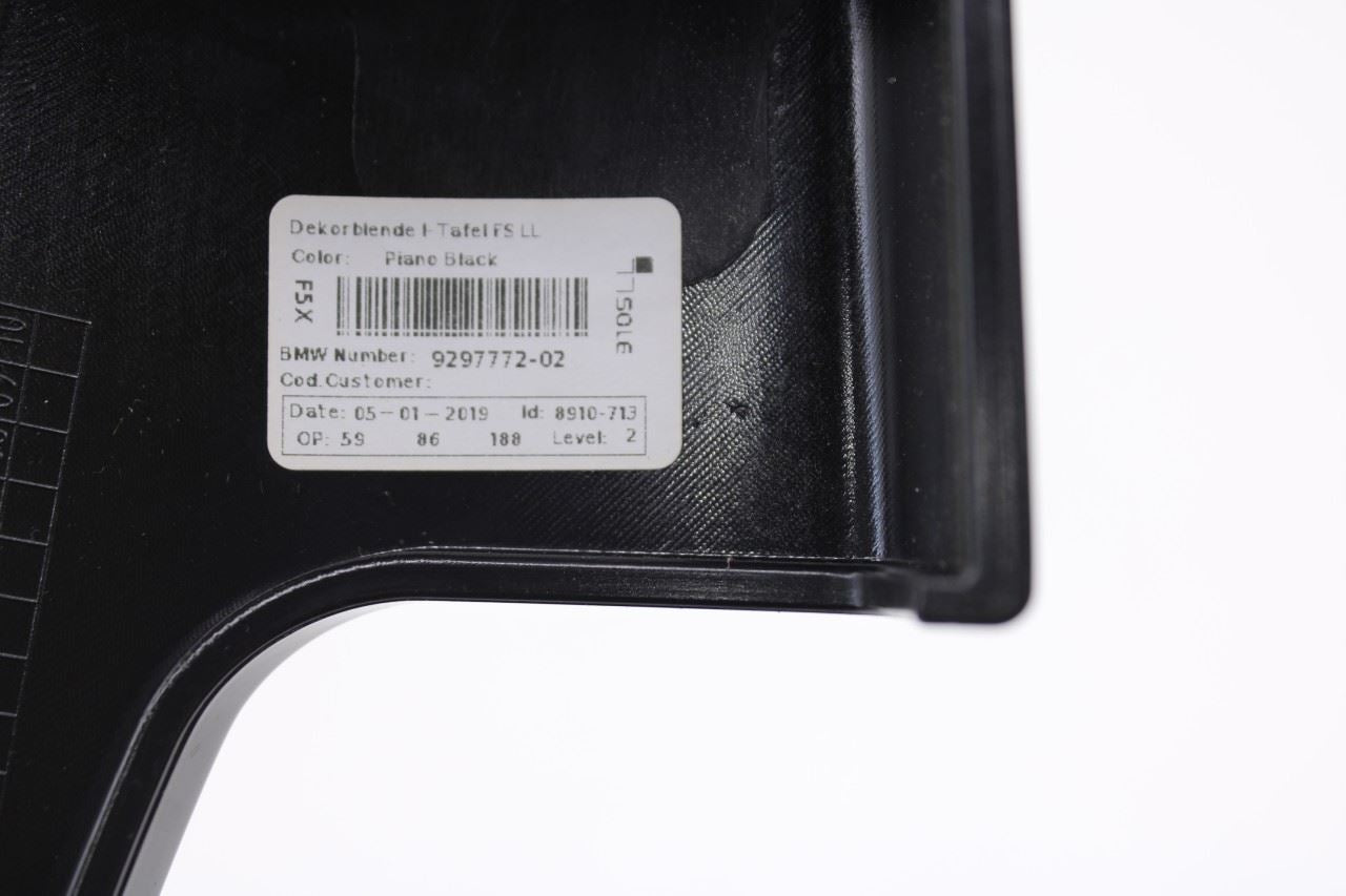 13-21 Mini Hardtop Cooper Right and Left Dash Decor Trim and Down Tube Cover Set12