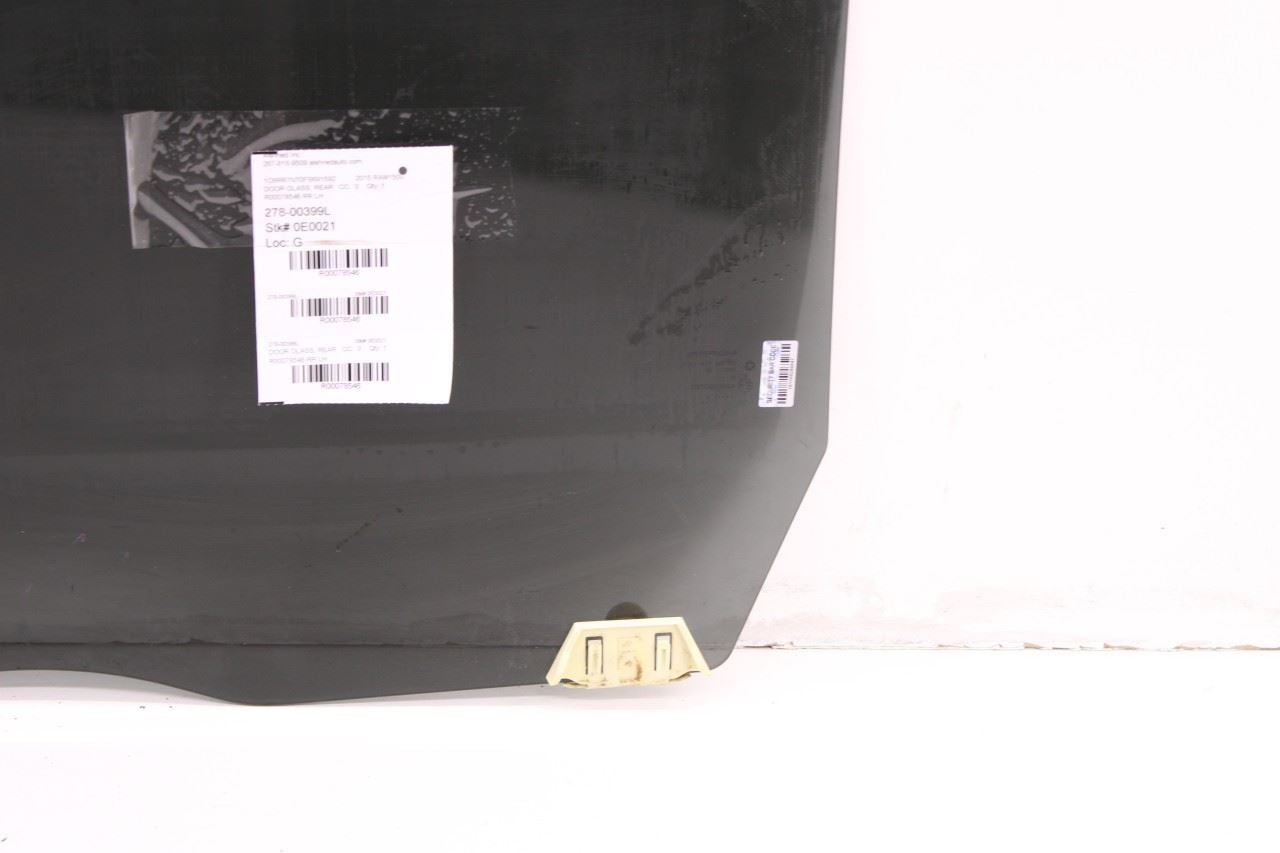 11-18 RAM 1500 Laramie Crew Cab Rear Left Side Door Window Glass 55112403AA OEM - Alshned Auto Parts