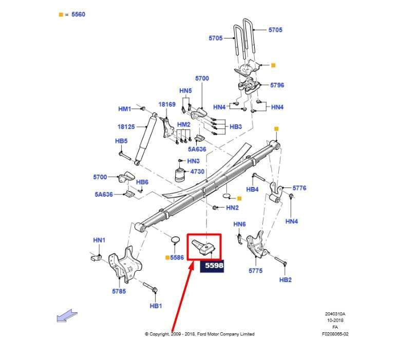 2014-2016 Ford F-250 Lariat 4WD Rear Leaf Spring Spacer Set of 2 F81A-5598-DB - Alshned Auto Parts