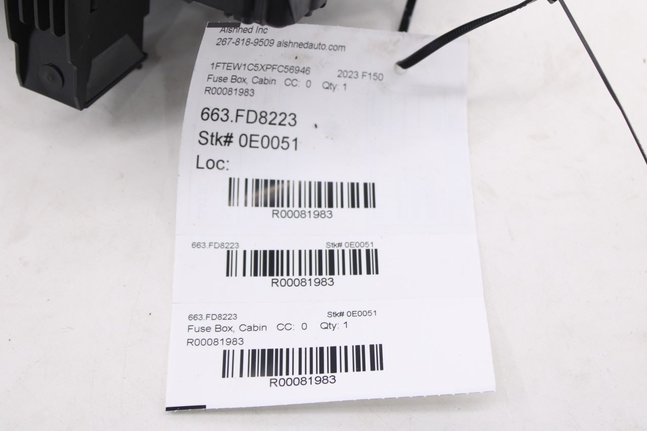 23-24 Ford F150 XLT SuperCrew 5.0L BCM Body Control Module Smart Fuse Relay Box - Alshned Auto Parts