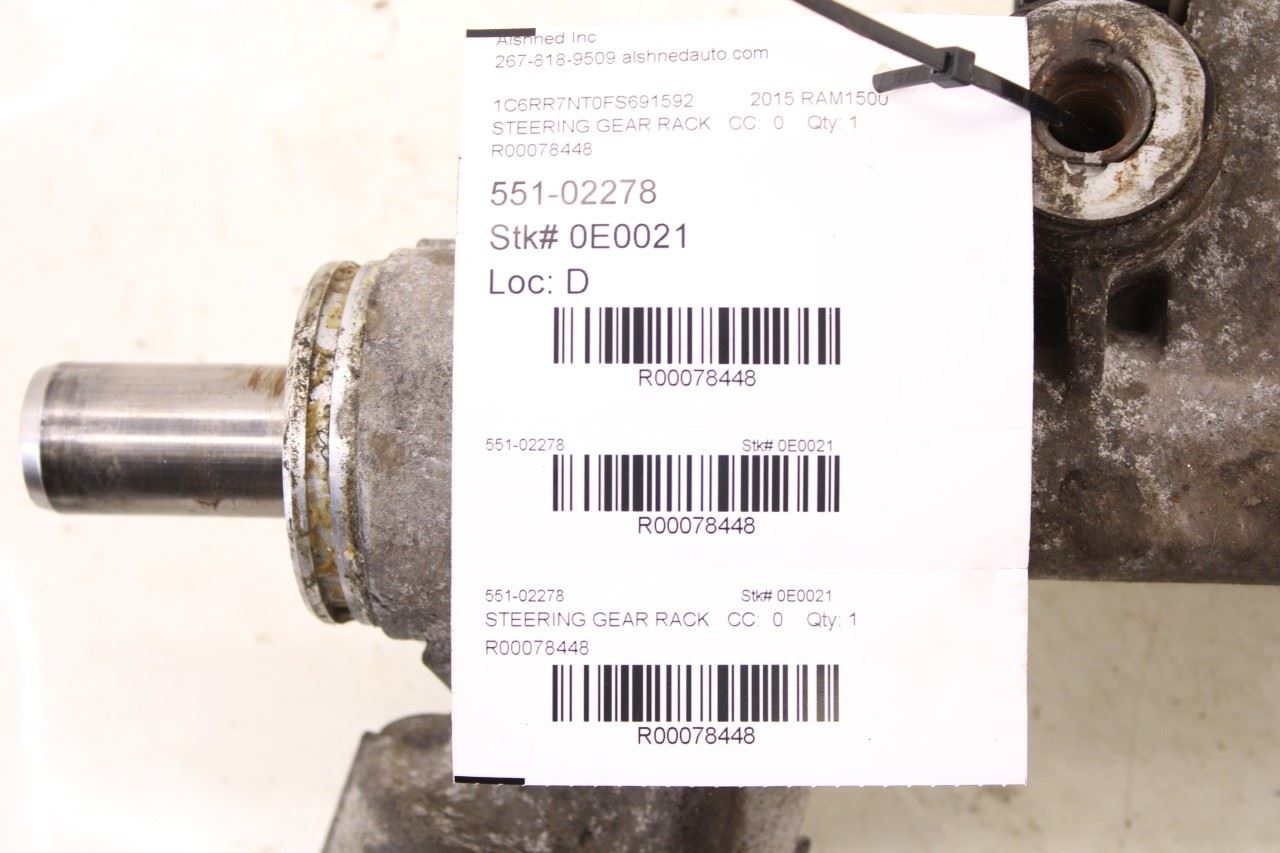 2014-2024 Ram 1500 Classic Power Steering Gear Rack and Pinion 68242957AD OEM - Alshned Auto Parts
