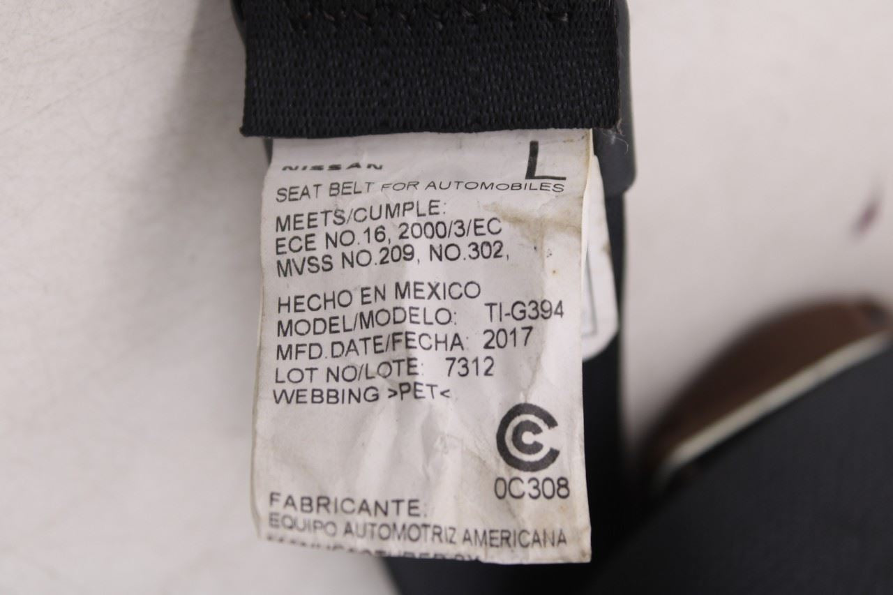 2014-20 Infiniti QX60 3.5L Rear Right and Left Side 3rd Row Seat Belt Retractor12