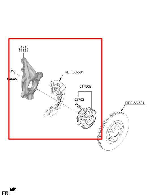 2021-26 Hyundai Santa Fe SEL 2.5L AWD Front Driver Left Side Spindle Knuckle Hub - Alshned Auto Parts