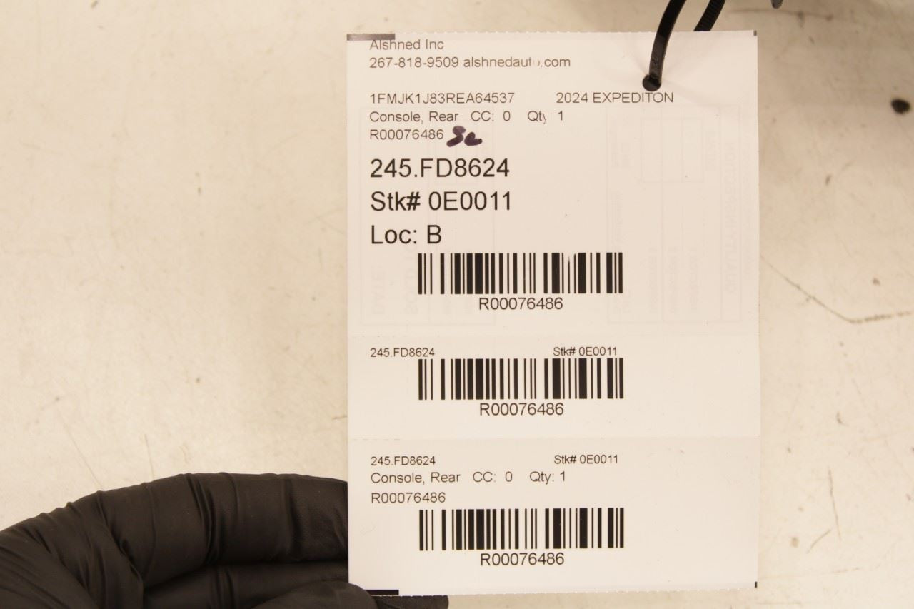 22-24 Ford Expedition MAX XLT Rear Center Console Back Panel Trim ML1B78045A12BC - Alshned Auto Parts