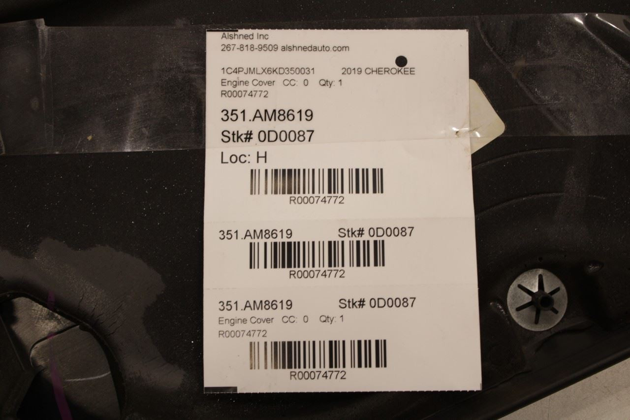 2014-2022 Jeep Cherokee Latitude 3.2L Engine Appearance Motor Cover 4627815AC - Alshned Auto Parts