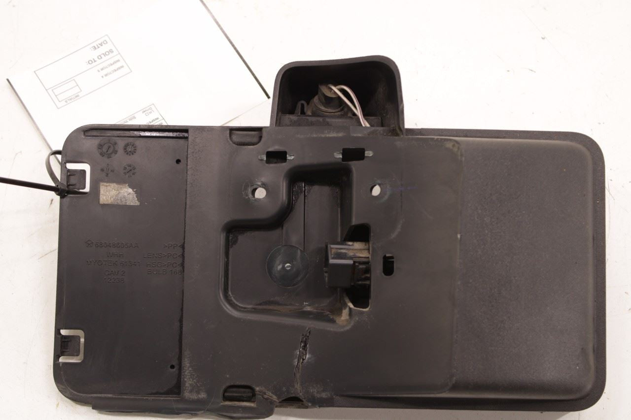 07-18 Jeep Wrangler Sport 2dr 3.6L 4WD Rear License Plate Bracket Holder *ReaD* - Alshned Auto Parts