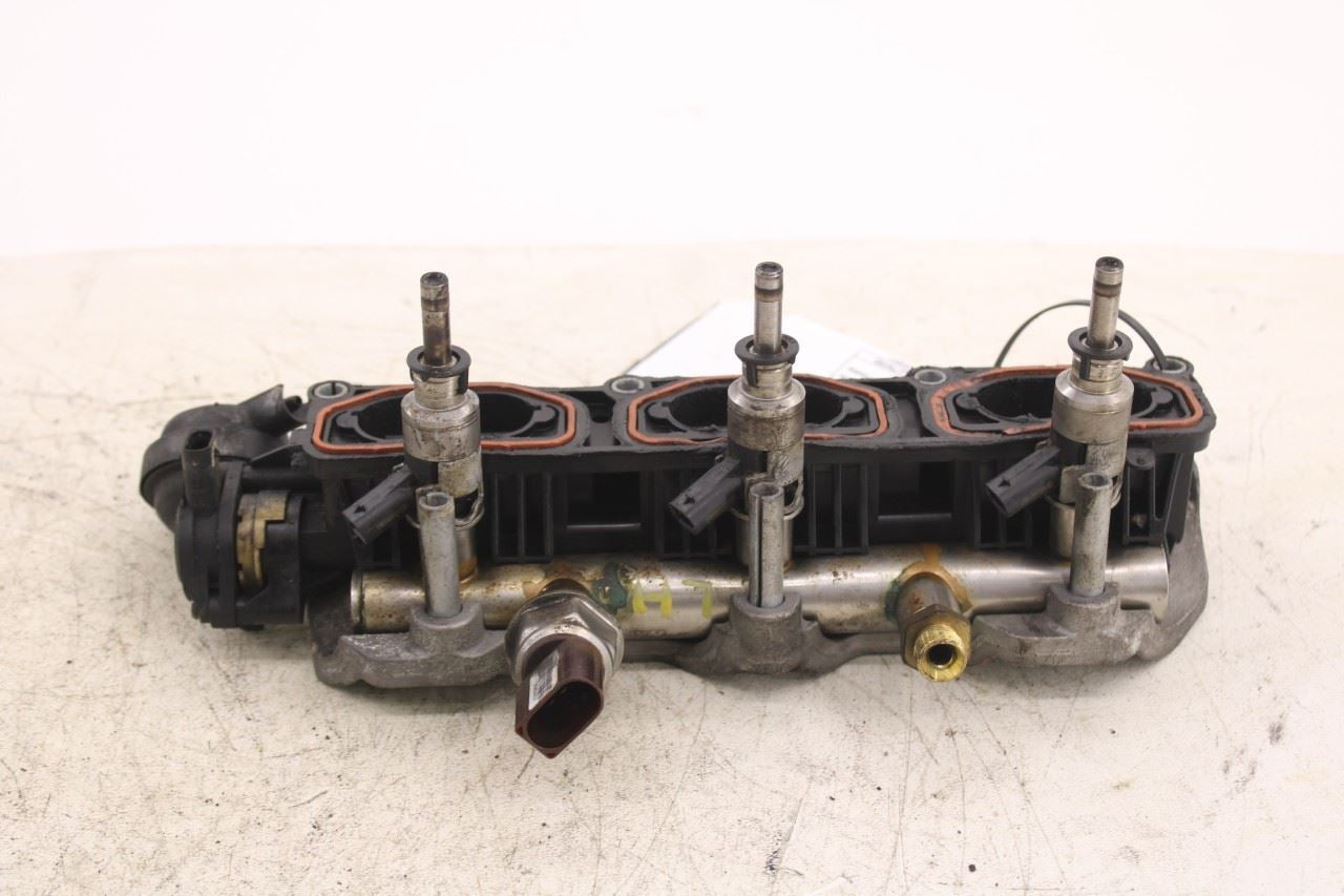 2012-2015 Audi A7 Premium 3.0L AWD Left Side Engine Intake Manifold w/ Injectors6