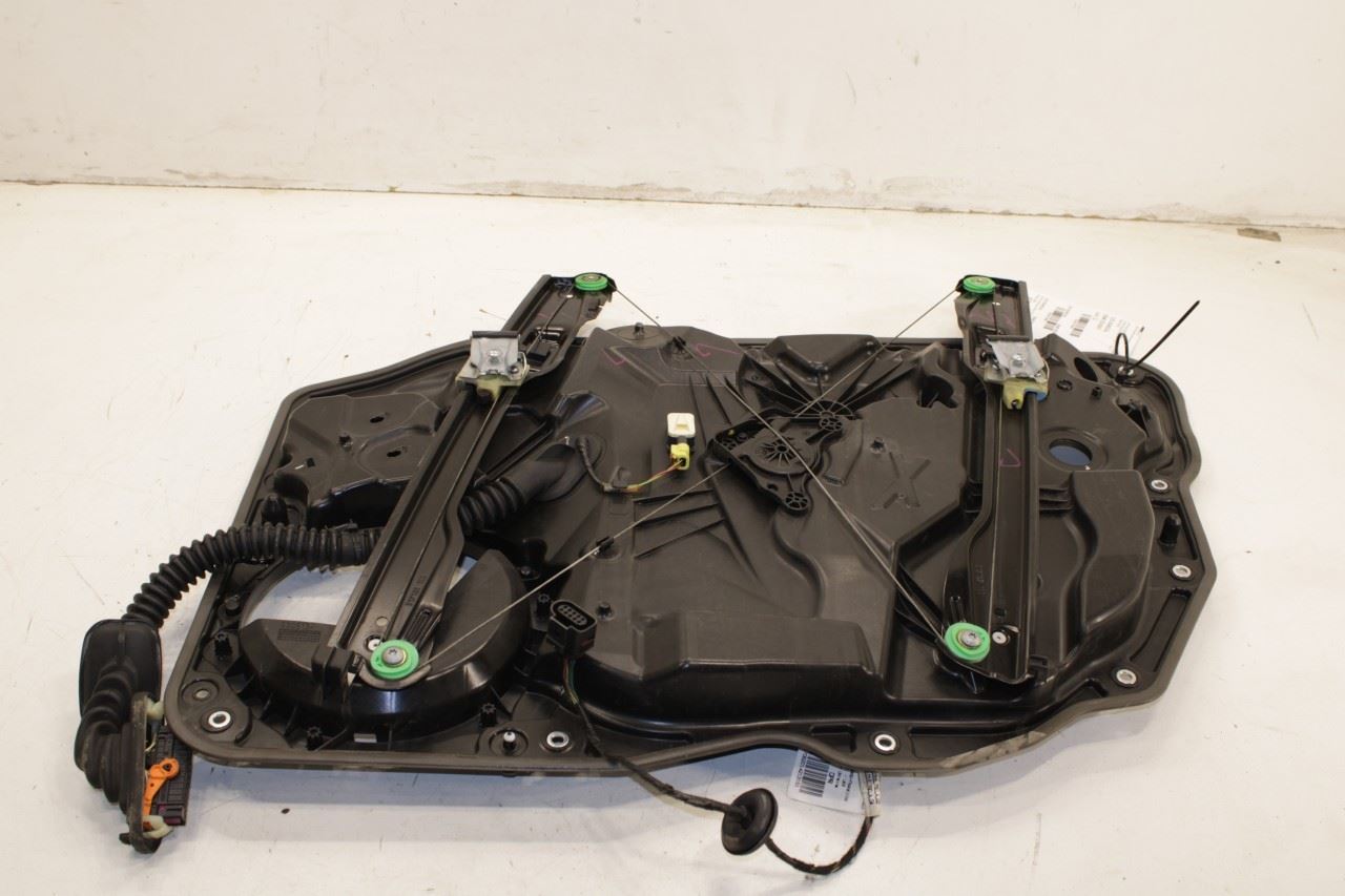 11-18 Porsche Cayenne Platinum Front Left Door Window Regulator w/ Carrier Plate - Alshned Auto Parts