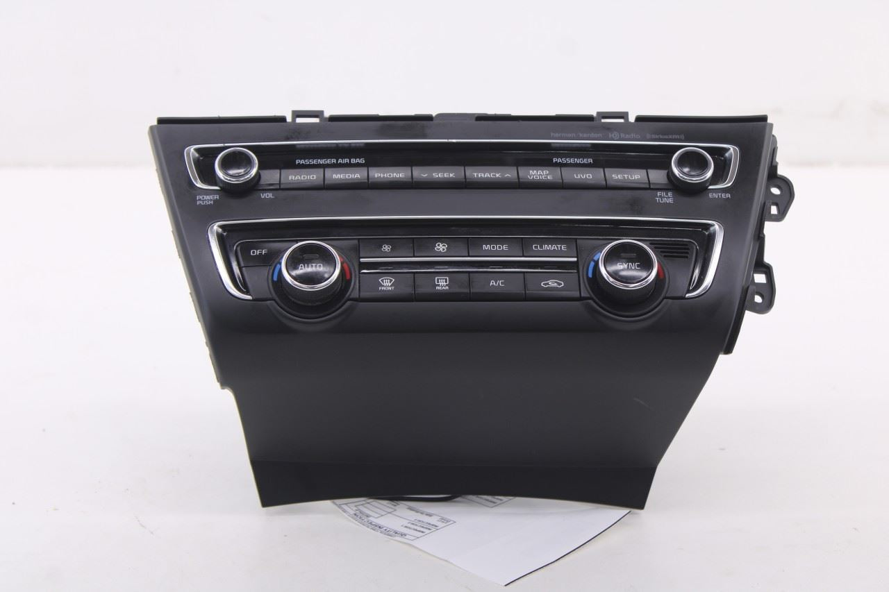 2016-2018 KIA Optima EX Dash Audio AC Heater Temperature Climate Control Panel - Alshned Auto Parts