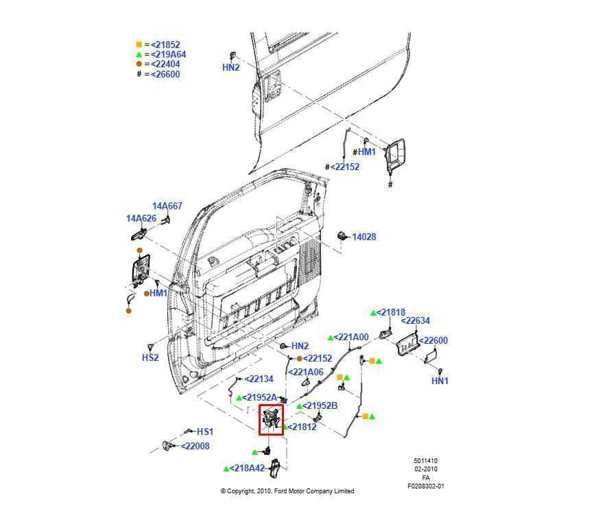2011-16 Ford F250 Lariat Front Left Side Door Lock Latch Actuator 8L3Z-1521813-D - Alshned Auto Parts