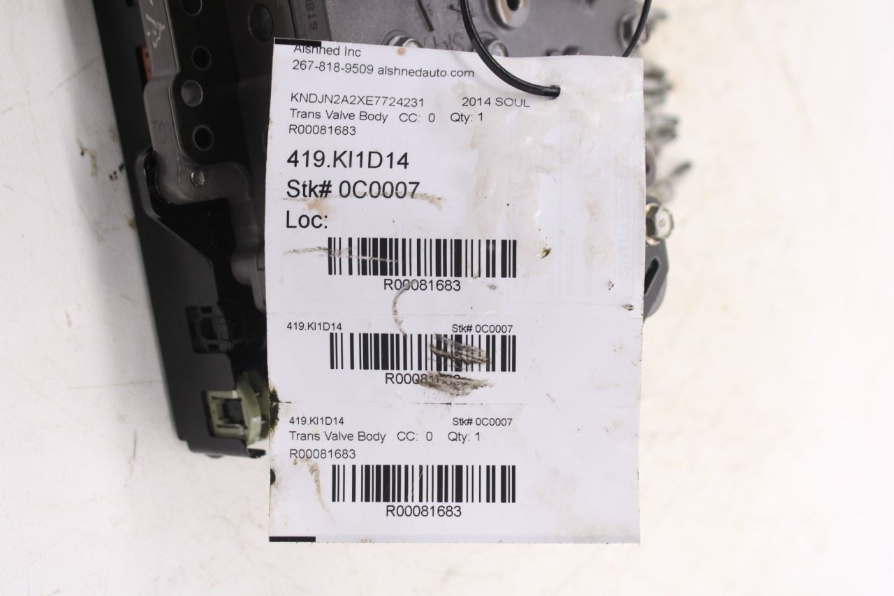 14-16 Kia Soul 1.6L FWD 6-Spd Auto Transmission Valve Body w/ Oil Pan 46210-260016