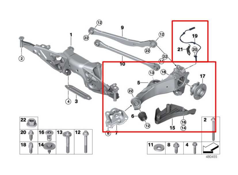 2014-2024 Mini Hardtop Cooper FWD Rear Suspension Right Side Spindle Knuckle Hub1