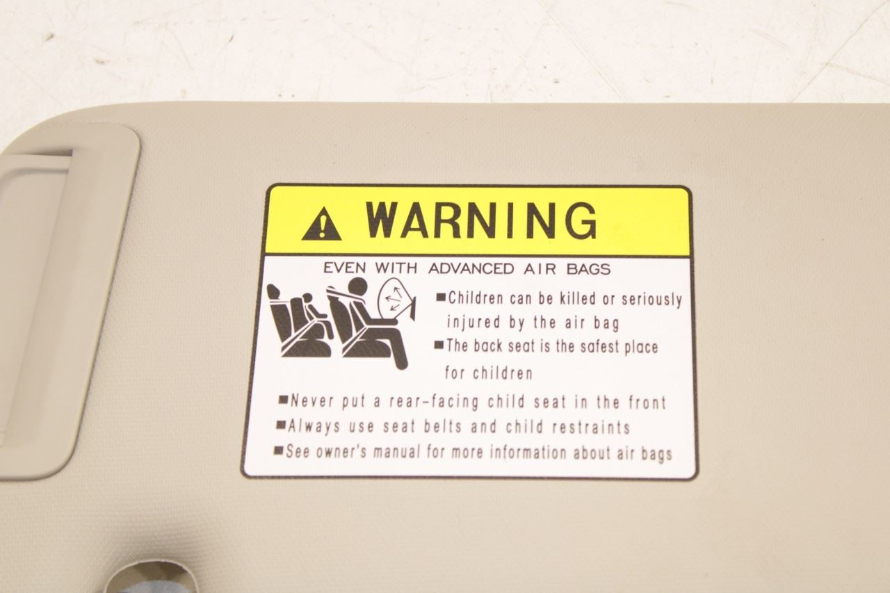 2021-25 Mazda CX30 S Front Passenger Right Side Sun Visor w/ Illuminated Mirror - Alshned Auto Parts