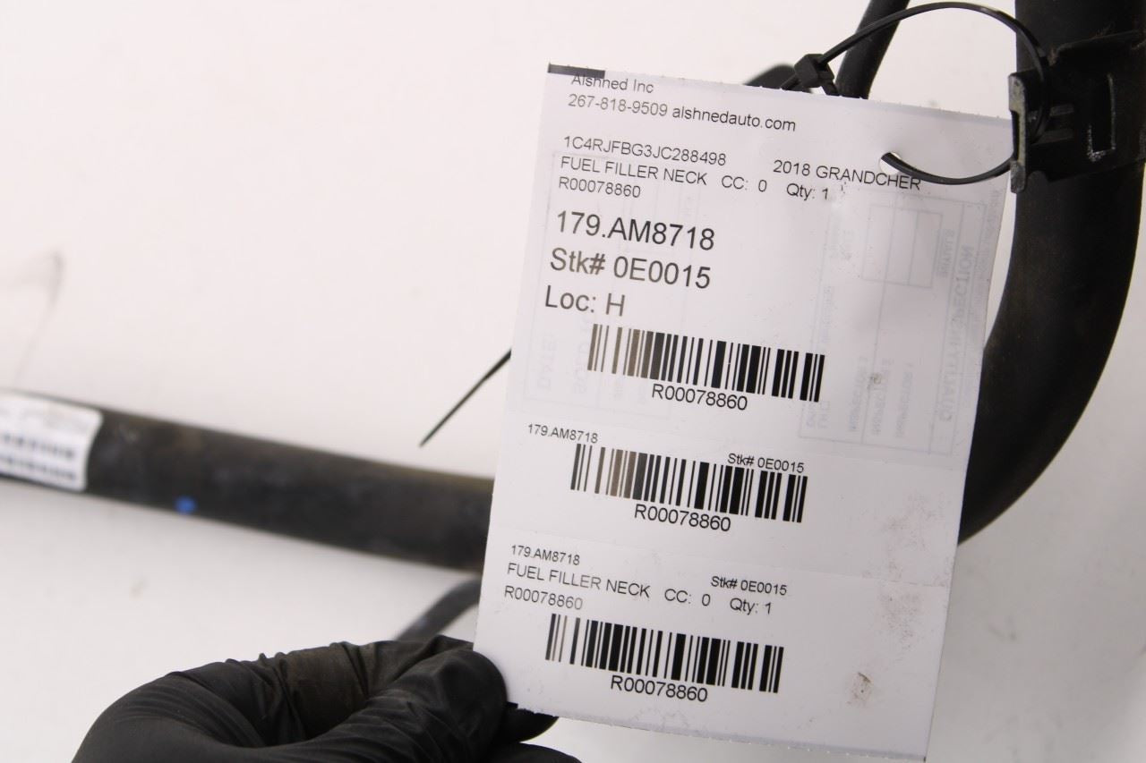 16-21 Jeep Grand Cherokee Limited 3.6L Fuel Filler Neck Hose Tube 68250911AH OEM - Alshned Auto Parts