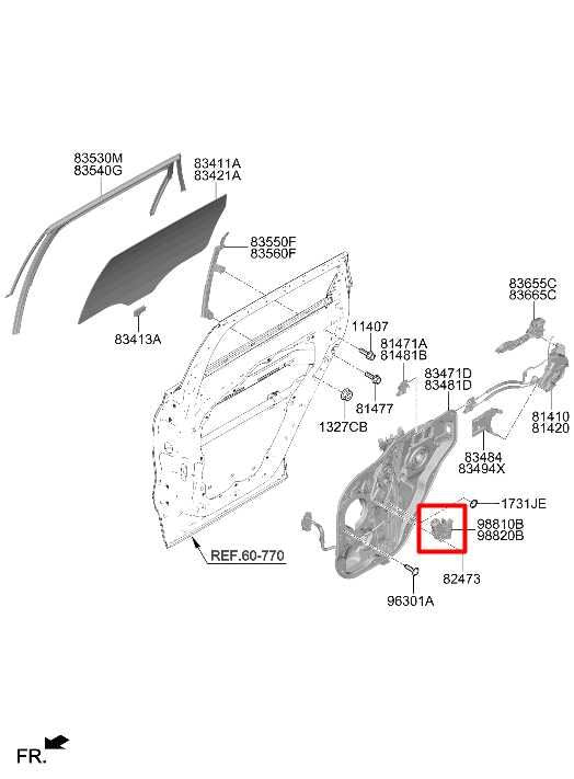 2019-23 Hyundai Santa Fe SEL 2.5L Rear Right Side Door Power Window Glass Motor - Alshned Auto Parts