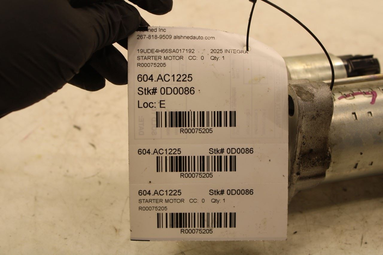 2023-2026 Acura Integra A-Spec 1.5L Engine Starter Motor 31200-5AG-Z01 OEM - Alshned Auto Parts