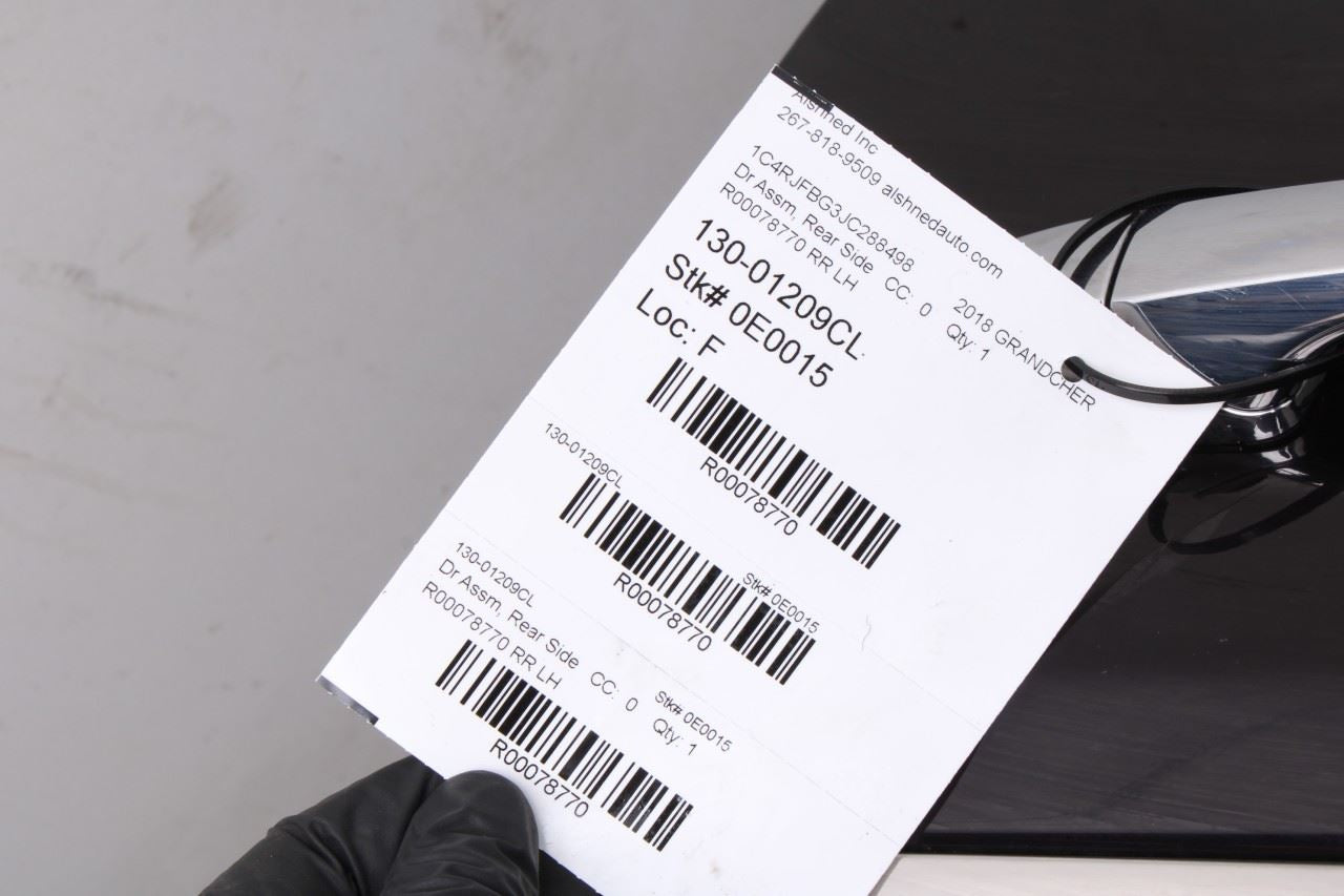 11-21 Jeep Grand Cherokee Limited Rear Left Door Shell Panel Assy 68258507AC OEM - Alshned Auto Parts