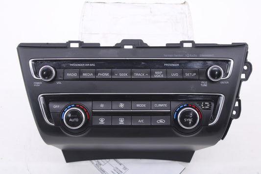 2016-2018 KIA Optima EX Dash Audio AC Heater Temperature Climate Control Panel - Alshned Auto Parts