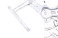 16-23 Toyota Tacoma Limited Rear Left Driver Side Door Window Regulator w/ Motor - Alshned Auto Parts