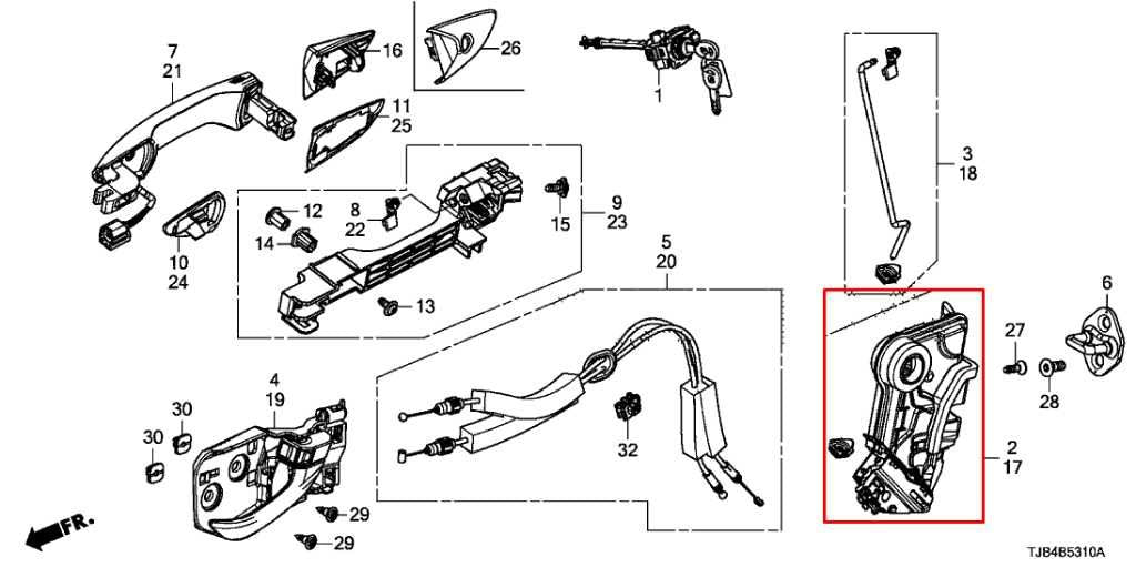 2019-2025 Acura RDX SH-AWD Front Right Passenger Side Door Lock Latch Actuator - Alshned Auto Parts